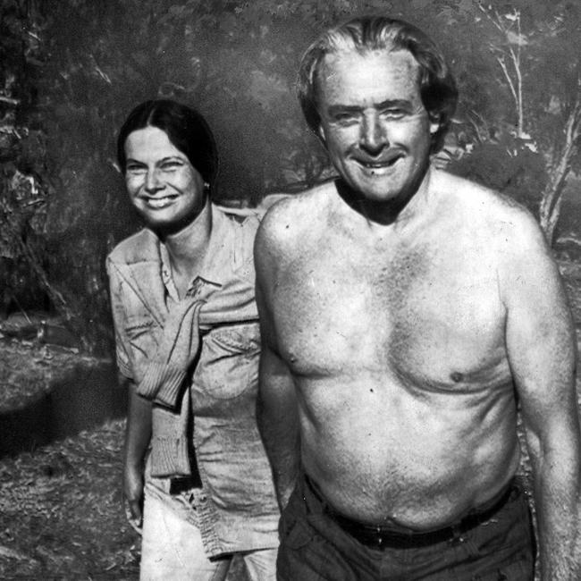 Then deputy prime minister Dr Jim Cairns with Junie Morosi at Bredbo, south of Canberra, where an Alternative Lifestyle Festival was being held in 1977.