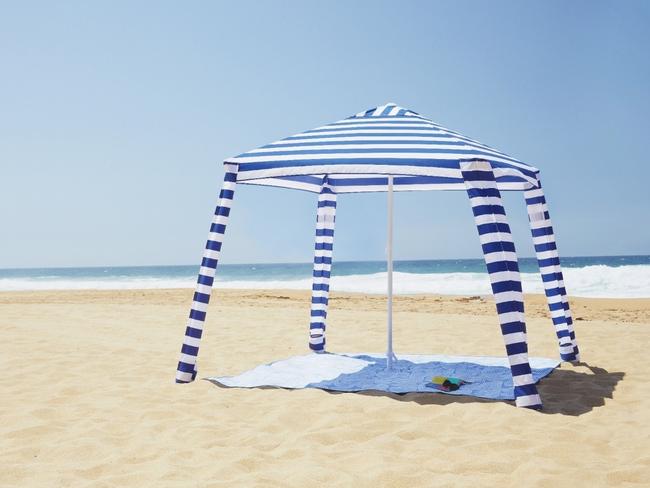 Aldi has released beach cabanas for a fraction of the price. Picture: Supplied