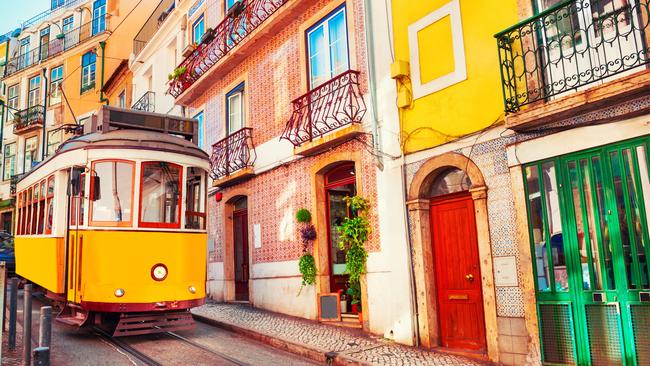 The Gloria funicular in Lisbon, Portugal. Famous travel destination. Picture: Shutterstock