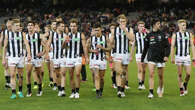 Collingwood has won just four games so far this season. Picture: Michael Klein