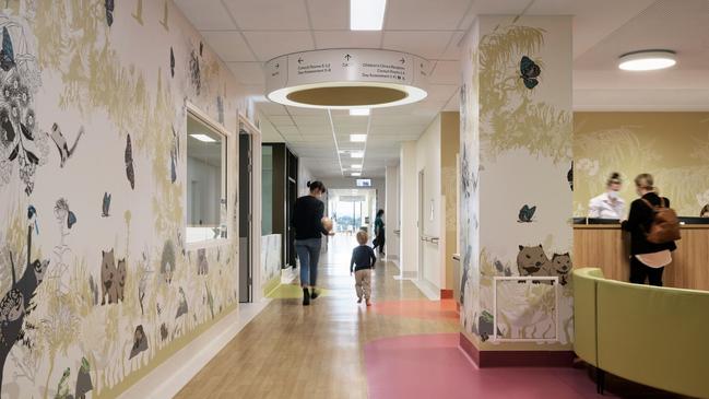 The upgrade includes a new children’s care unit. Picture: Anson Smart