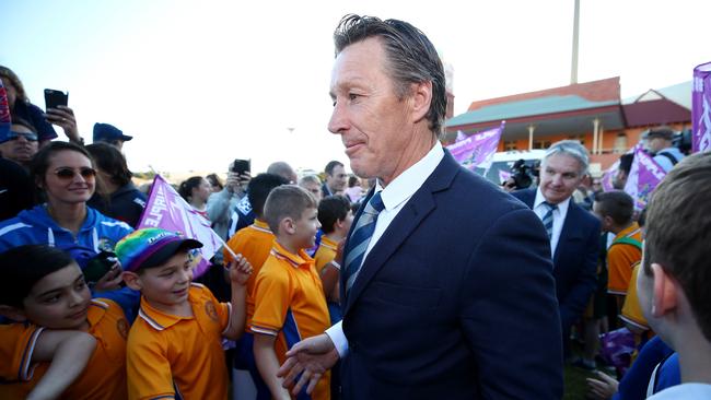 Storm coach Craig Bellamy attended the Flemington races this week. (Photo by Cameron Spencer/Getty Images)