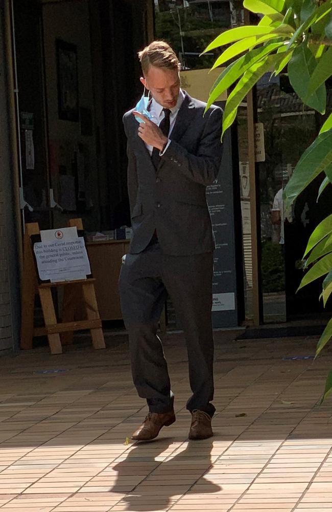 Richard Alexander Davis outside a Tweed court during a previous appearance.