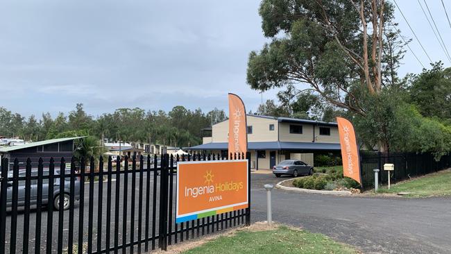 The Western Sydney caravan park at Vineyard where Kerry Bromley’s body was found.