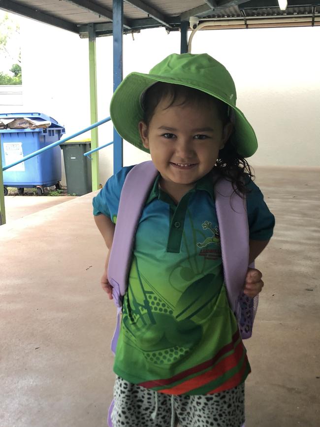 Marley Daniels’ first day of preschool