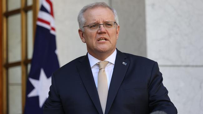 Prime Minister Scott Morrison has largely ignored his critics on vaccination and quarantine to preserve the unity of national cabinet. Picture: NCA NewsWire/Gary Ramage