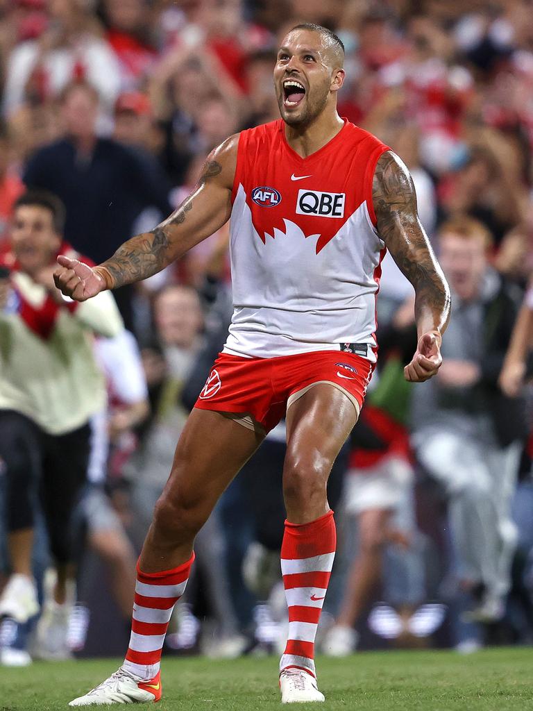 Buddy Franklin has ties to Palm Beach Currumbin as rumours circle around the big forward lacing up for the Lions in 2024. Photo by Phil Hillyard