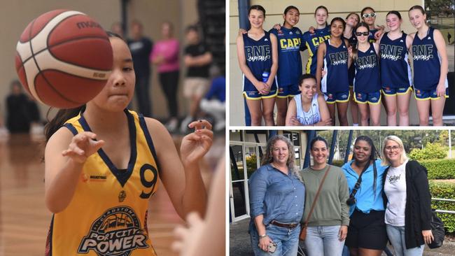 Faces of the Basketball Queensland under-14 girls state championships in Rockhampton from June 29 to July 2, 2024.
