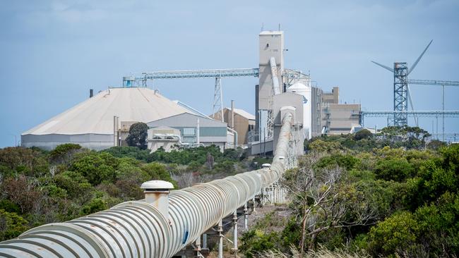 Portland’s aluminium smelter was faced with closure due to rising prices before government intervention. Picture: Jake Nowakowski