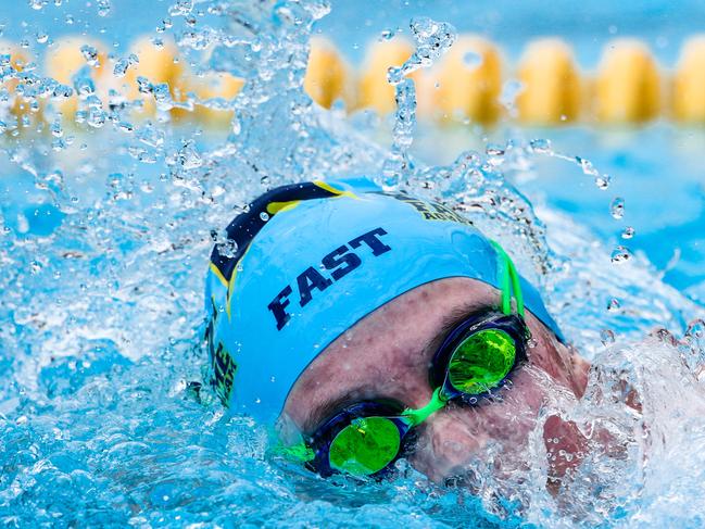 Team Onka’s Elka Jakso in the 200m freestyle. Picture: Glenn Campbell