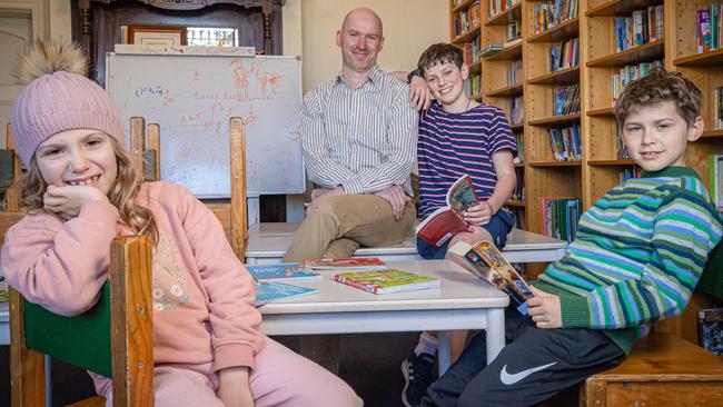 Fitzroy Community School Principal Tim Berryman is desperate for students to be back in classrooms. Picture: Jason Edwards