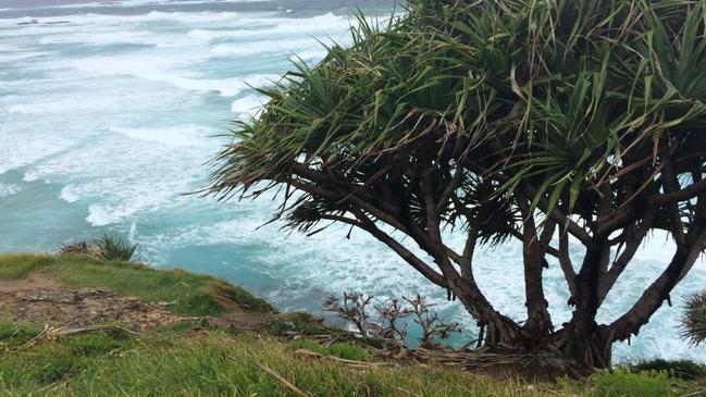 The site overlooking Frenchman’s Beach where a man fell 20m to the beach below in 2010. Picture: Judith Kerr