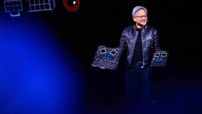 Nvidia’s founder and CEO Jensen Huang. Picture: AFP