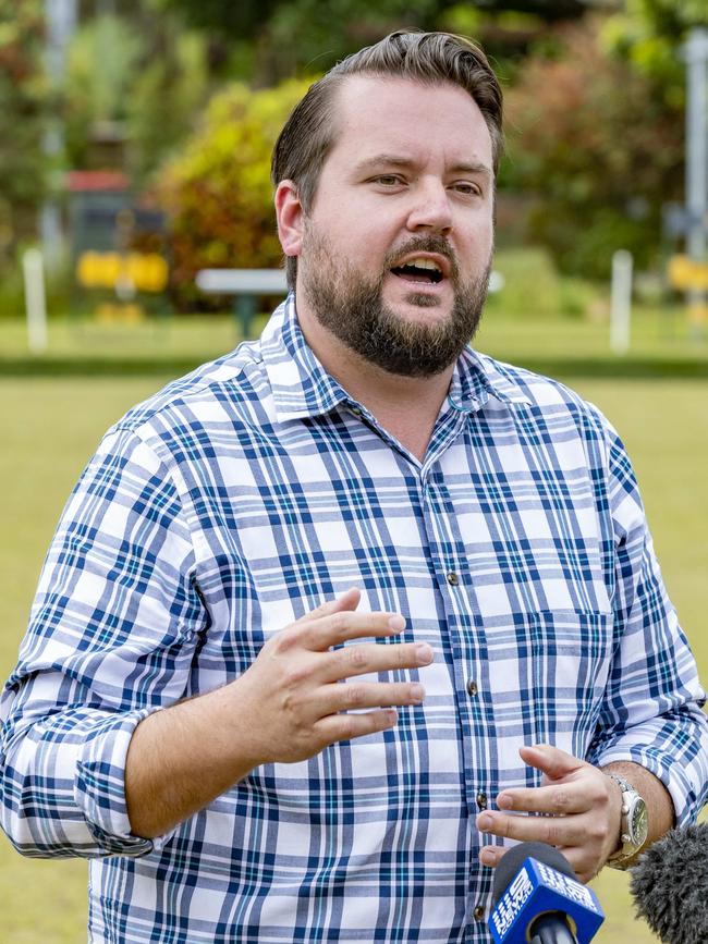 Would you pay $1500 for lunch with this man? Brisbane City Council Labor leader Jared Cassidy. Picture: Richard Walker