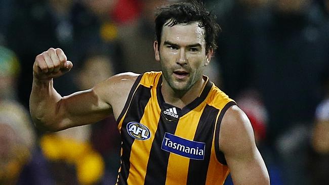 Jordan Lewis could be on his way out of Hawthorn. Picture: Wayne Ludbey