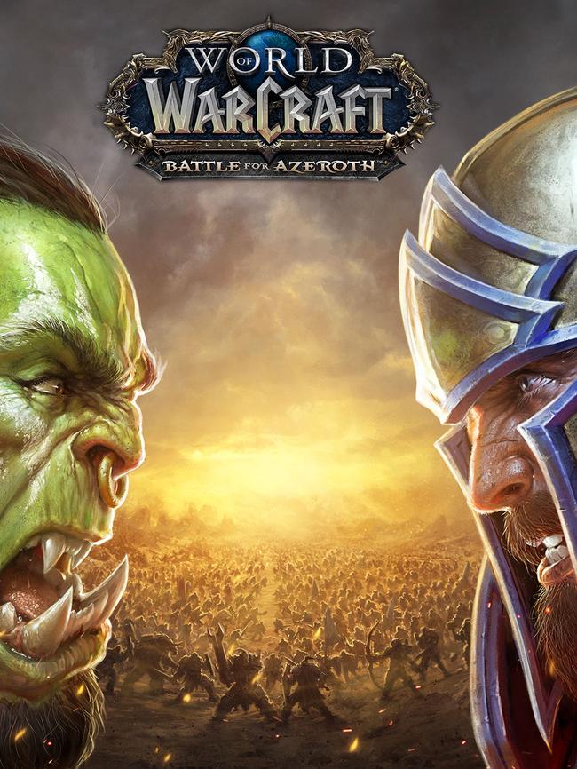 The cover of <i>World of Warcraft: Battle for Azeroth</i>. Picture: Blizzard Entertainment