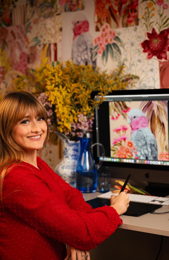 Townsville born textile designer Lauren Stringini is partnering with Myer for a new collection. Picture: Supplied