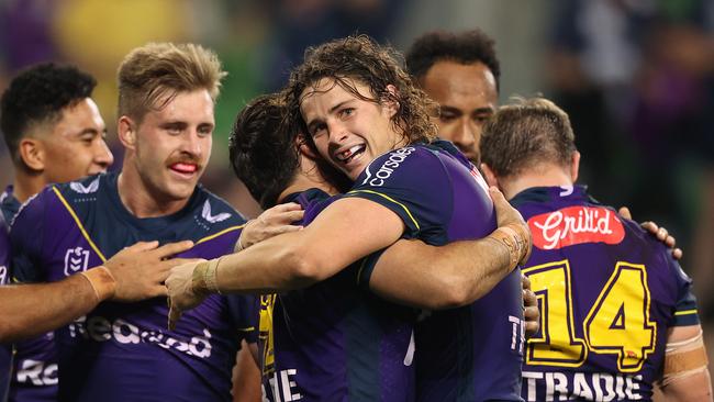 The Melbourne Storm hasn’t lost since round three in 2021. Picture: Robert Cianflone / Getty Images