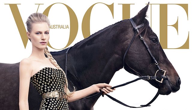 Black Caviar races onto cover of Vogue Australia | news.com.au ...