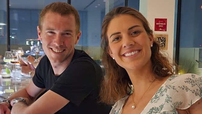 Rohan Dennis and Melissa Hoskins. Picture: Social media