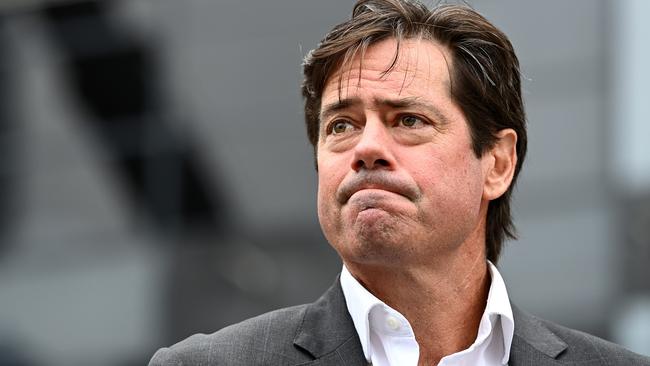 Gillon McLachlan is approaching eight years at the helm of the competition.