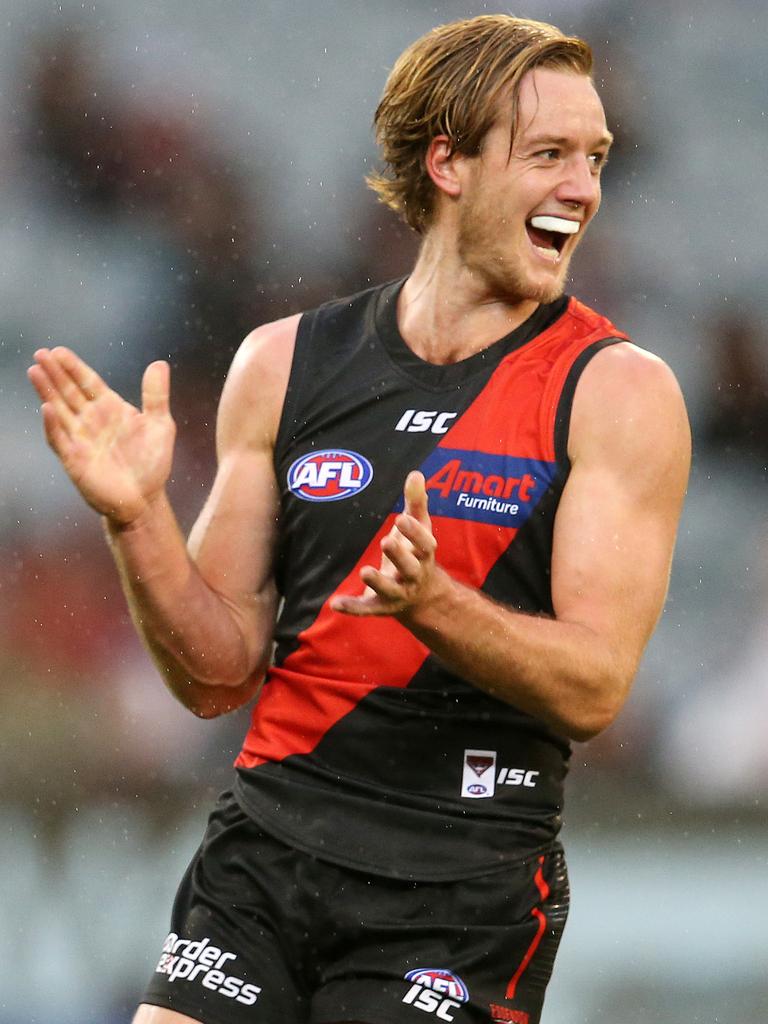 Darcy Parish has grabbed his chance in the Essendon midfield. Picture: Michael Klein