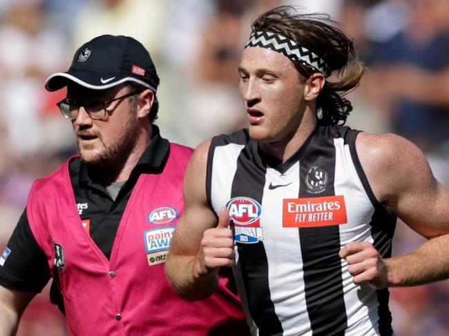 Nathan Murphy played his final AFL game in the 2023 grand final. (Photo by Russell Freeman/AFL Photos via Getty Images)