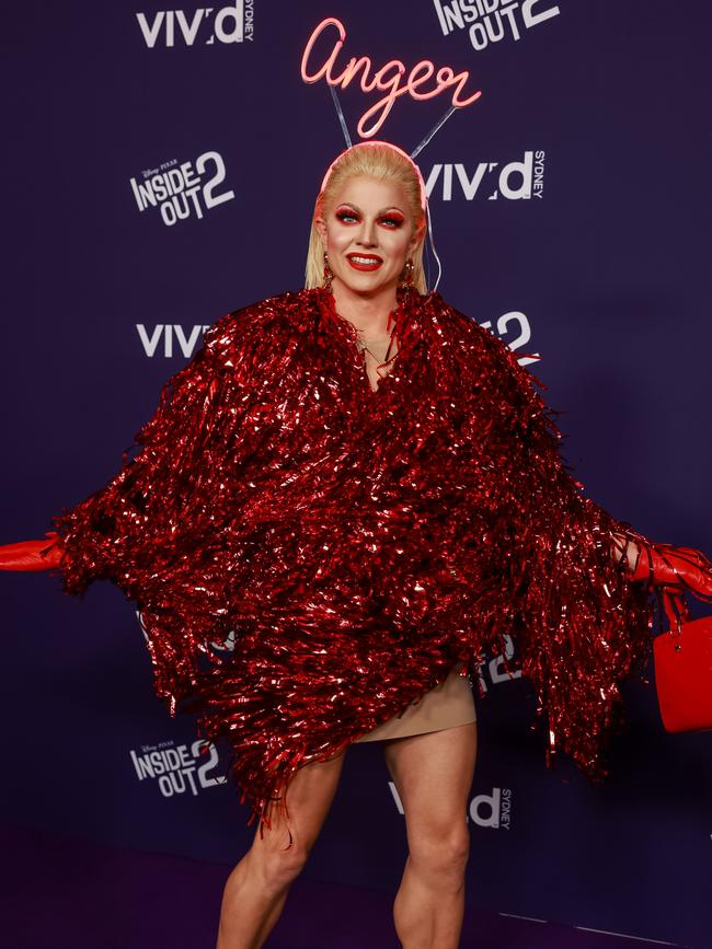 Drag queen and singer Courtney Act. Picture: Justin Lloyd