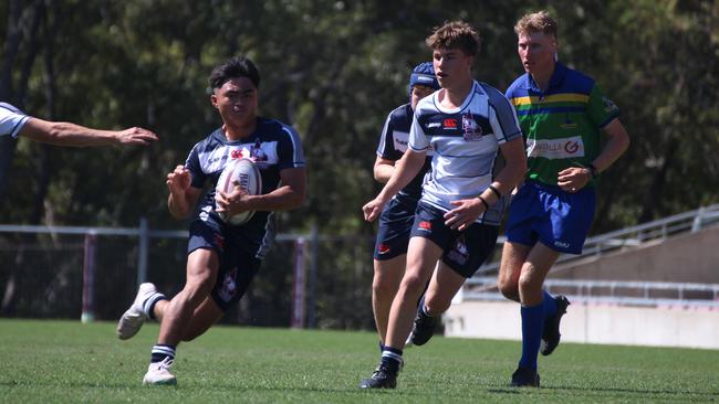 Emerging Reds Cup day one action between Brisbane White and Regional Queensland in the Under 15s.