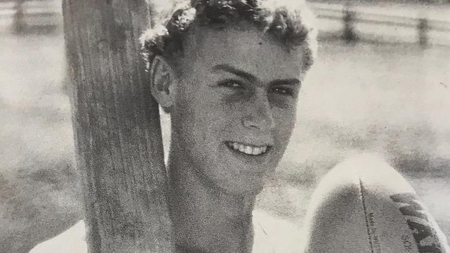 Wallabies great Jason Little in his multi-sport days at Toowoomba Grammar.