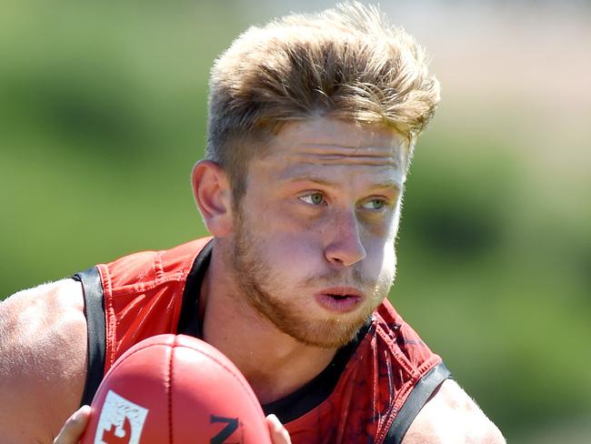 Jayden Laverde.  Essendon training session at Tullamarine.  Picture: Nicole Garmston