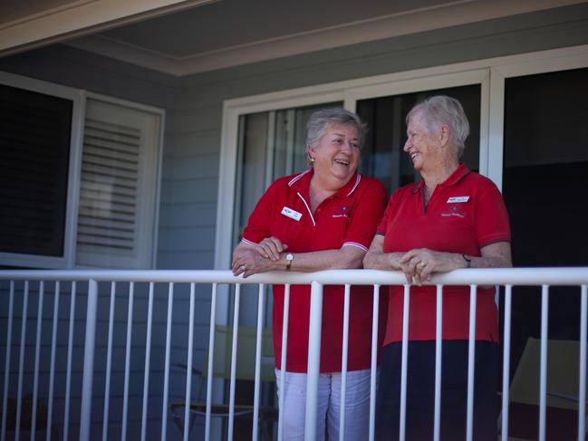 Rockhampton RFDS Volunteer Auxiliary members Del Clark andJan Nightingale.