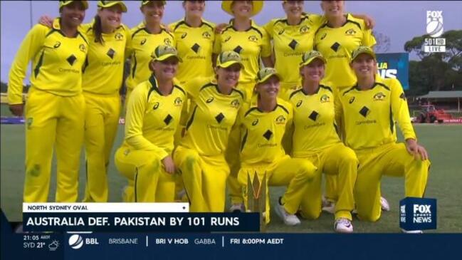 Australia complete clean sweep over Pakistan