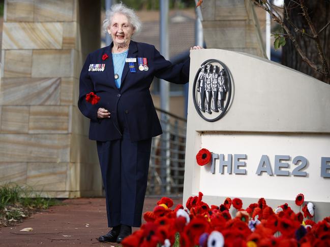 Ms McLaren at RSL Anzac Village at Narrabeen. Picture: Richard Dobson