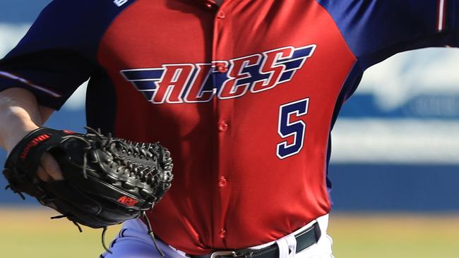 ABL 2018/2019 -MELBOURNE ACES V Adelaide Bite - Saturday 12th Jan 2019. Action from Game 2 of the Australian Baseball League (ABL) 2018/2019 season between the MELBOURNE ACES VAdelaide Bite at Melbourne Ballpark, Laverton Victoria. This image is for Editorial Use Only. Any further use or individual sale of the image must be cleared by application to the Manager Sports Media Publishing (SMP Images). PHOTO : TANIA CHALMERS - SMP IMAGES