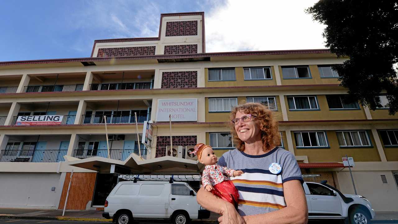 Ally Blines of Play Toyshop about to take a lease in the Whitsunday Hotel. Picture: Stuart Quinn