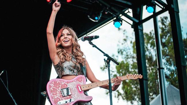 Caitlyn Shadbolt performs at CMC Rocks in March 2016. Picture: Contributed