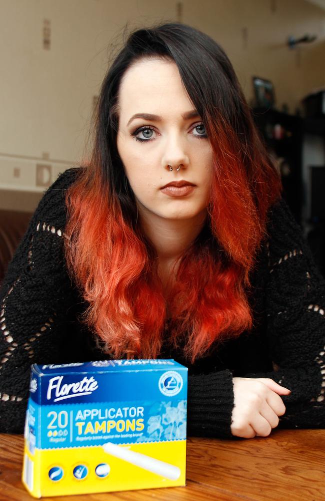 Teen calling for tampons to be banned, one broke in half inside her | news.com.au — Australia's leading site