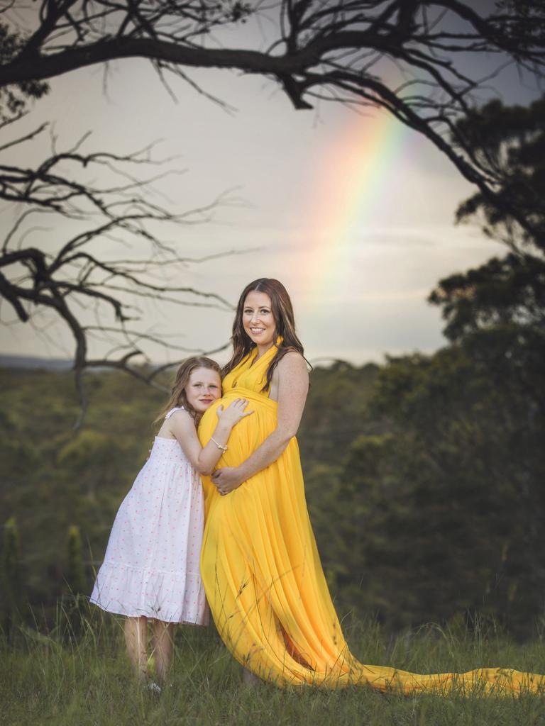 Chloe Vella poses with her daughter Mia Houghton. Picture: Shannon Smith