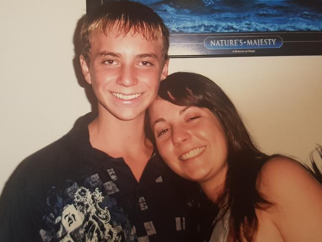 Suicide victim Alex Wildman one year before his death with his sister Josie.