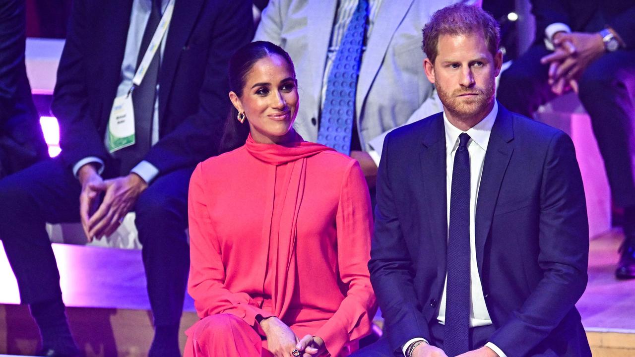 The couple arrived in the UK over the weekend. Picture: Oli Scarff/AFP