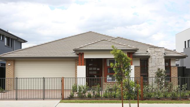 The Avalon 242 by Montgomery Homes is on display at Elara Village, Marsden Park. Pictures: Bob Barker.