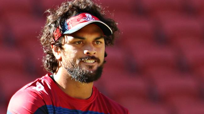 Karmichael hunt at Reds training at Suncorp Stadium. Pic Annette Dew