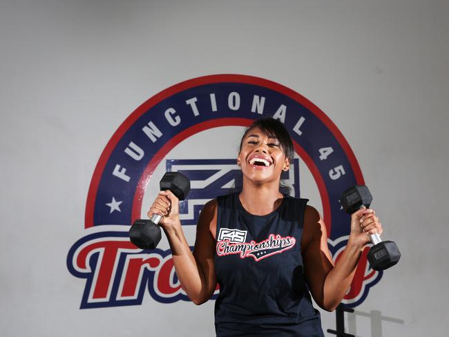 Paulini Curuenavuli has been working out at F45 North Parramatta to make sure she’s in top shape.