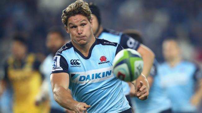 Waratahs captain Michael Hooper took out the Matthew Burke Cup for the fourth straight year.