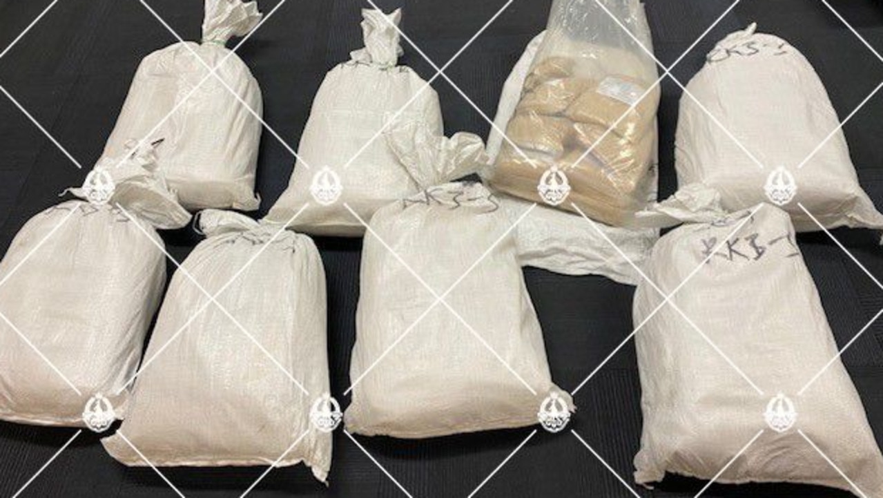 Northern Territory Police have seized a large quantity of kava destined a remote community in Arnhem Land. Picture: NTPFES