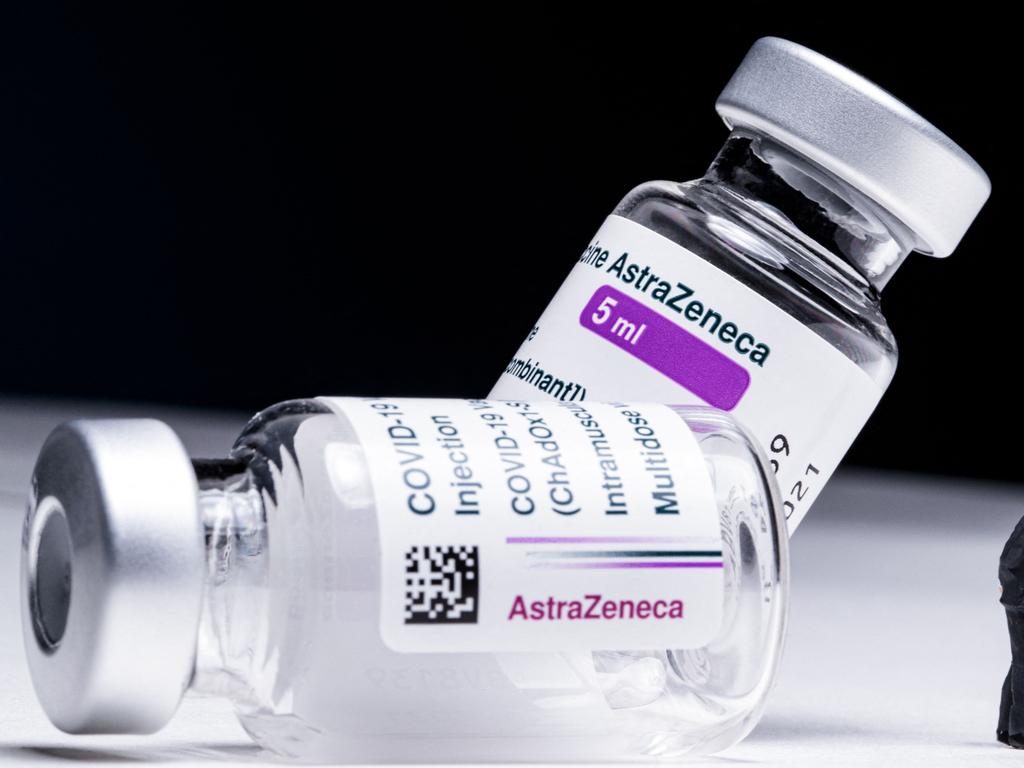 There have now been six cases of blood clots linked to the AstraZeneca vaccine in Australia, including one fatal case, and one case in a person over the age of 50. Picture: Joel Saget / AFP