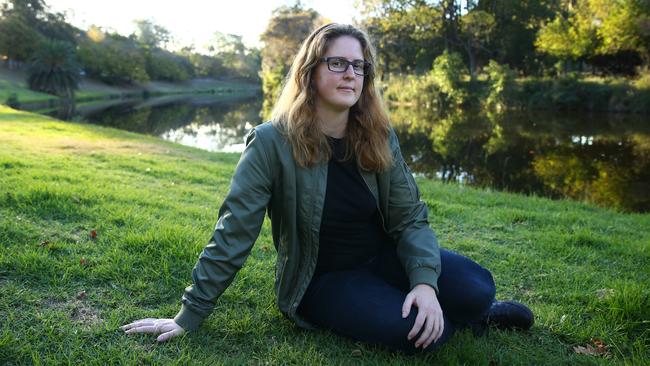 20/05/2018. Allyson Jennings co-runs the Facebook page "Looking for Lynette Dawson". She was born the year after Lyn went missing; her mum was Lyn's cousin. Photographed by the river at Parramatta Park. Britta Campion / The Australian