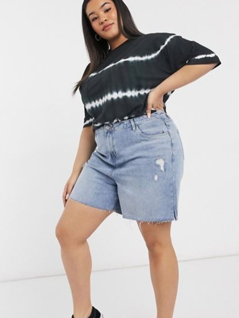 Plus size denim store shorts australia