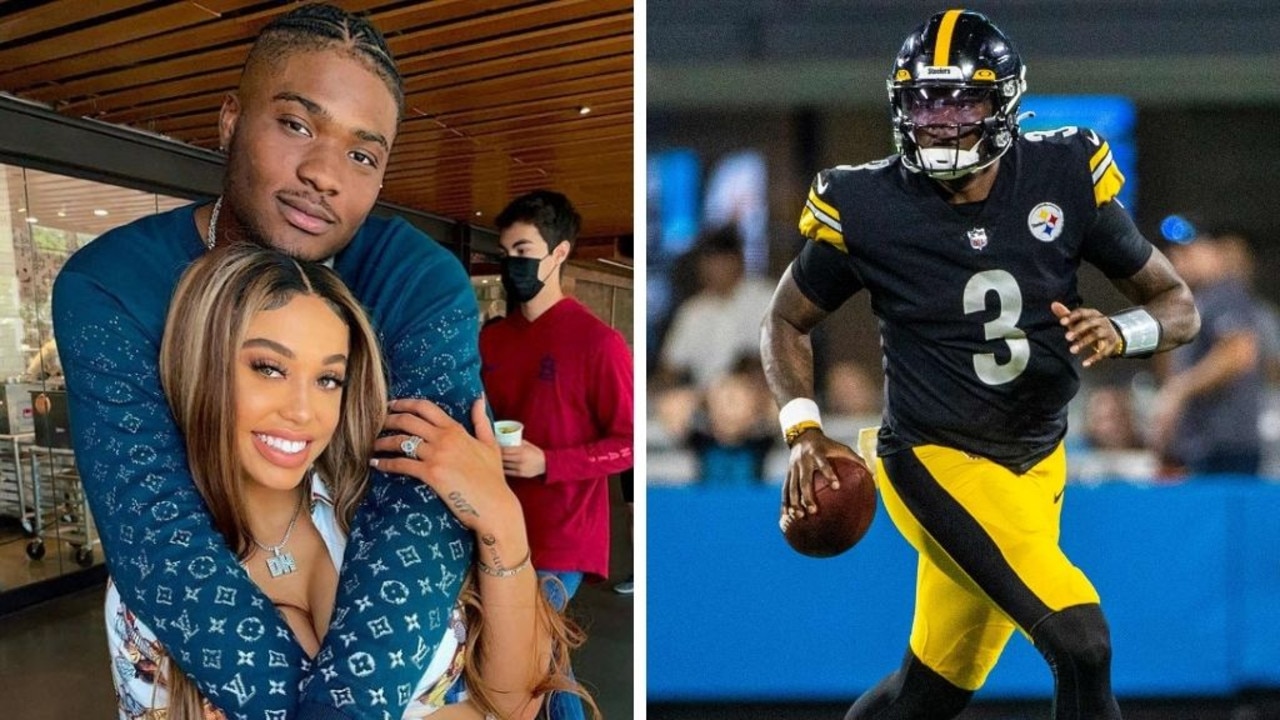 Disturbing new details have emerged in the death of Pittsburgh Steelers quarterback Dwayne Haskins. Picture: Instagram, Getty